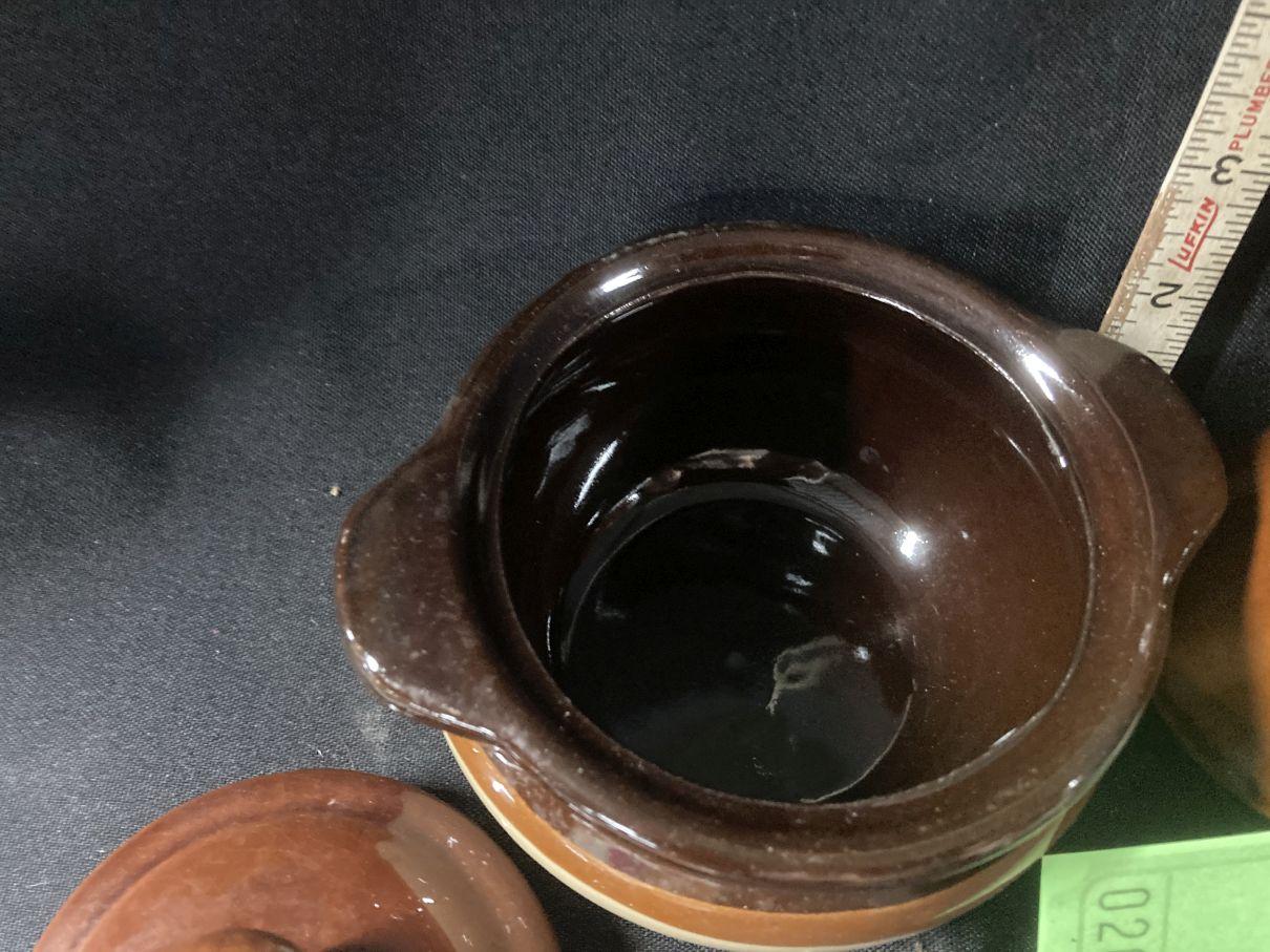 cream, Tan, and Brown lot with light brown mugs