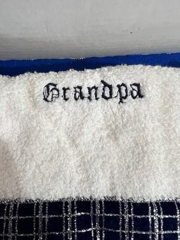 Towel w/ Grandpa stitched onto it - new