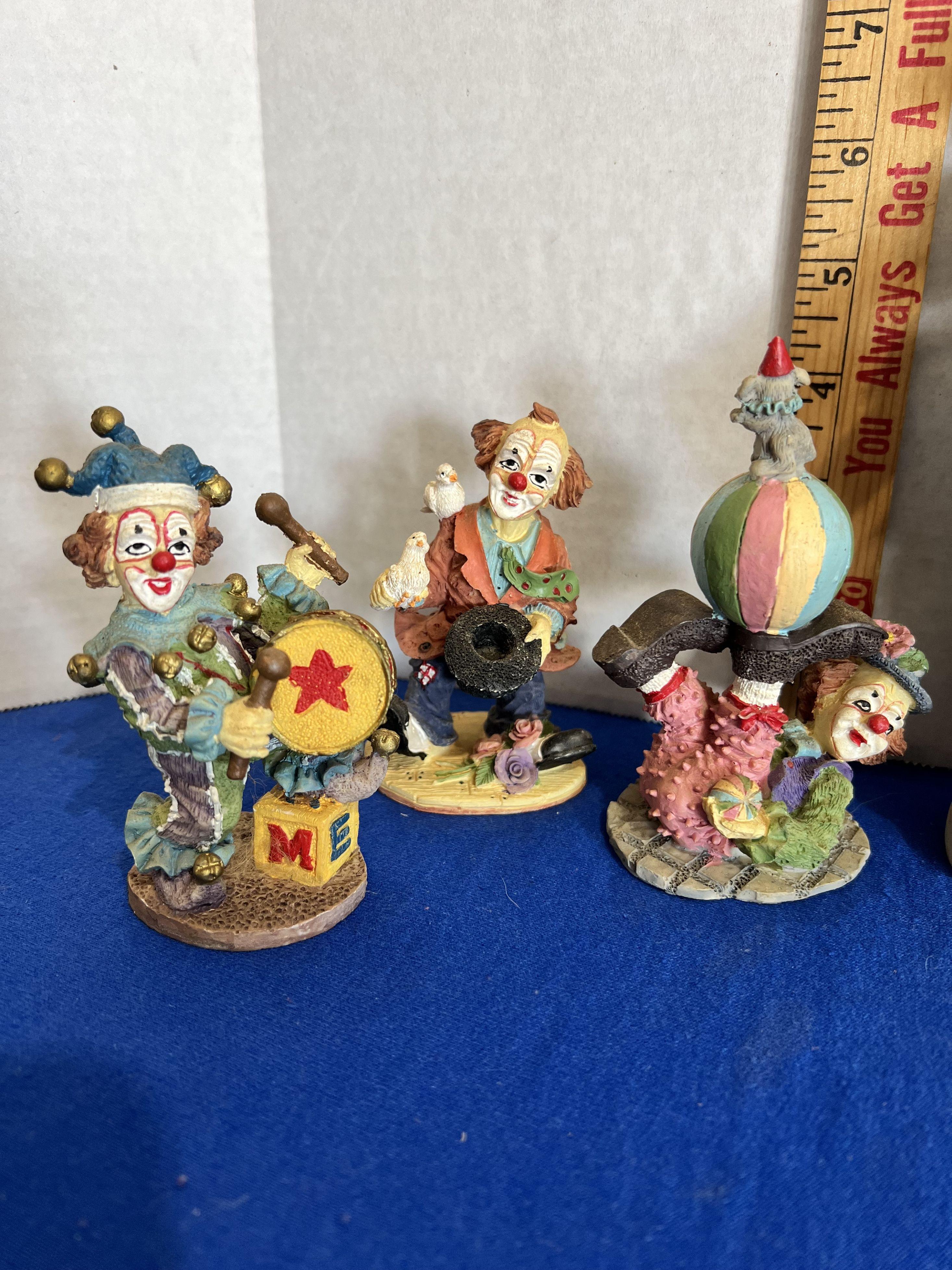 Clown Figurine Lot
