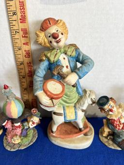 Clown Figurine Lot