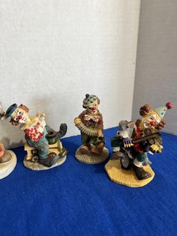 Clown Figurine Lot