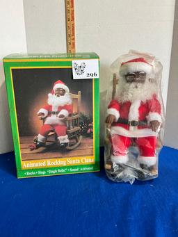 Animated Rocking Santa