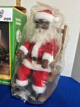 Animated Rocking Santa
