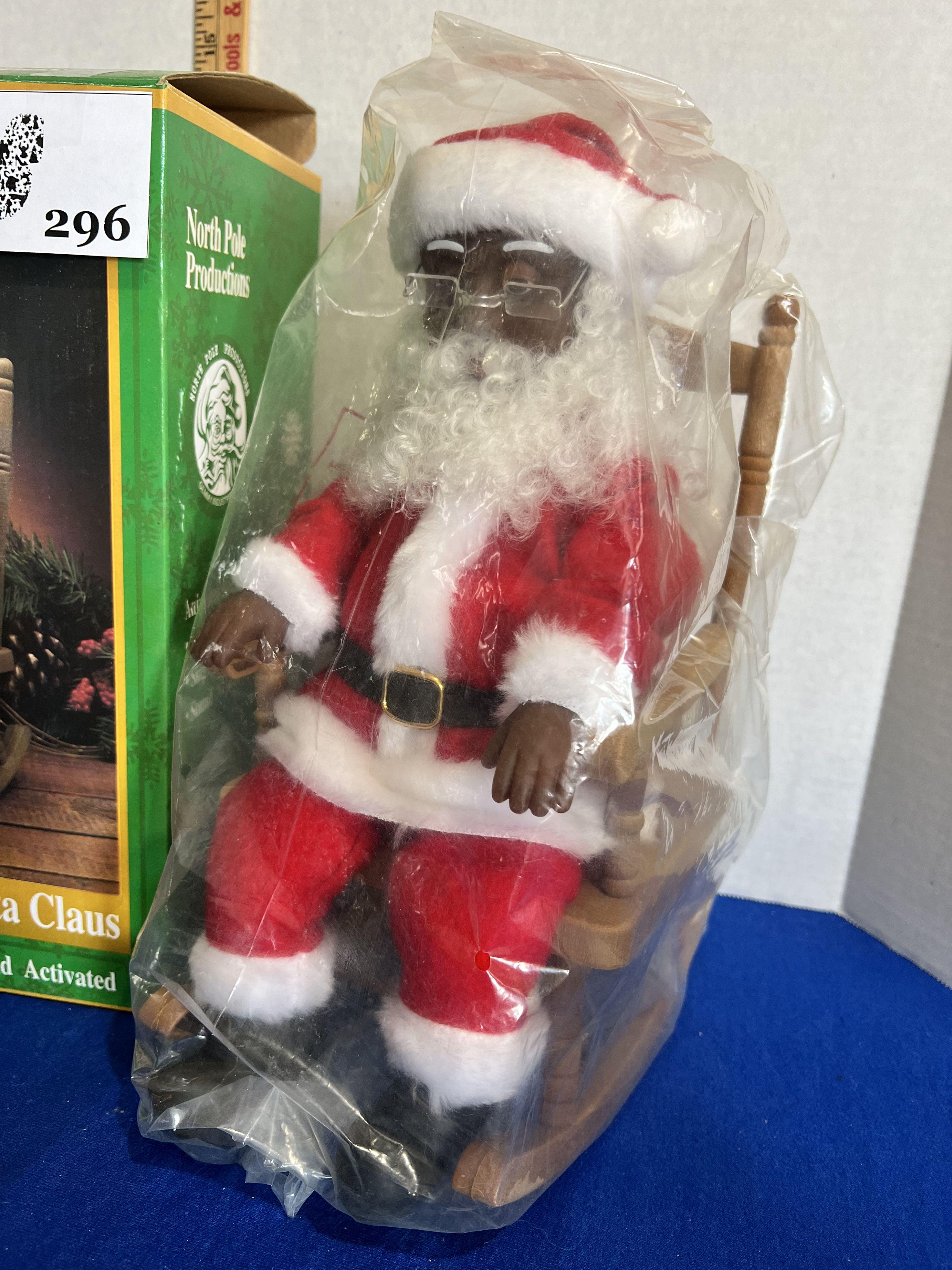 Animated Rocking Santa