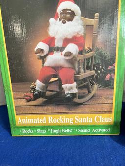 Animated Rocking Santa