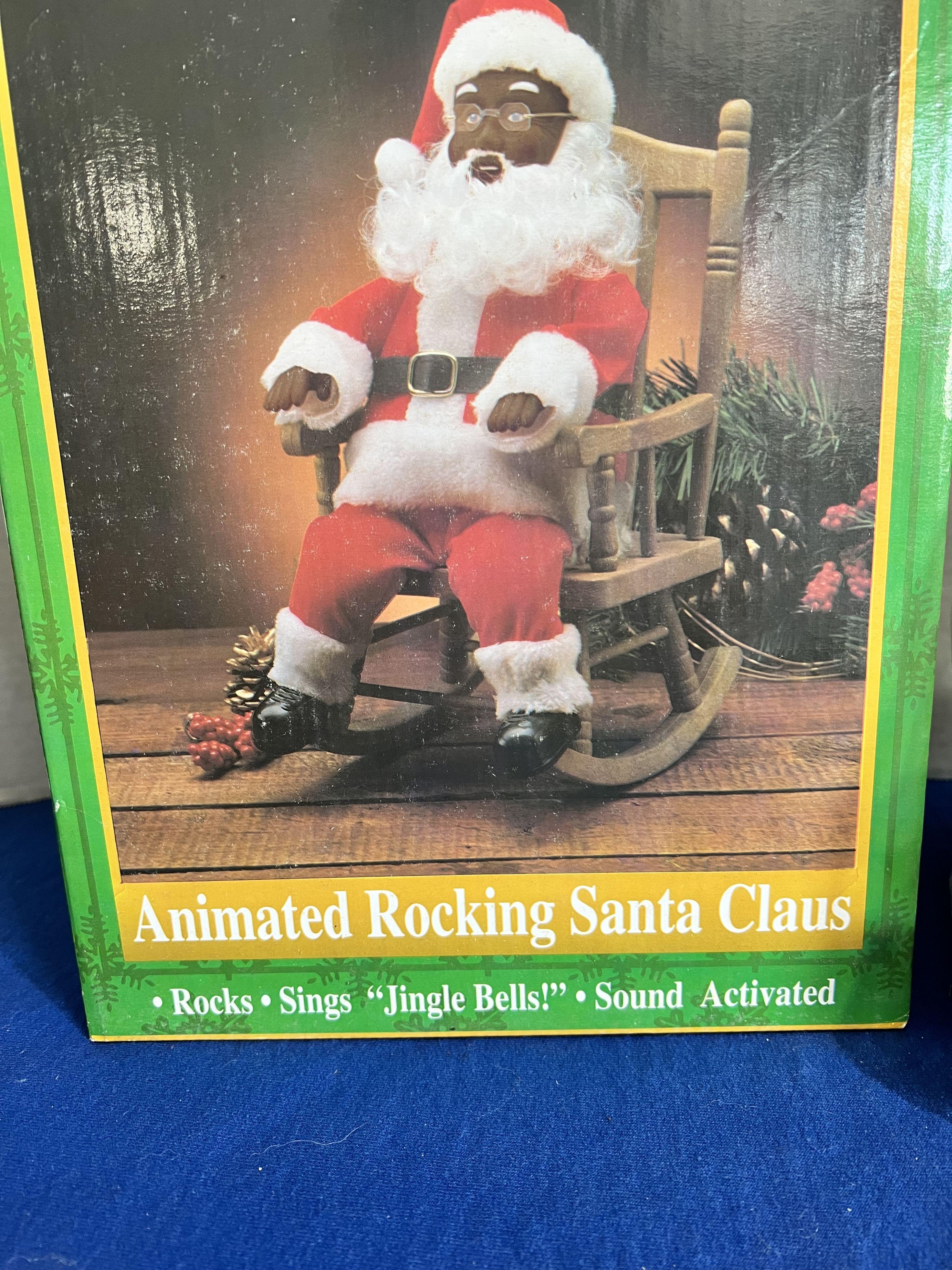 Animated Rocking Santa
