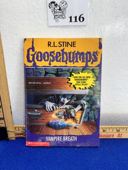 R.L. Stine Goosebumps Vampire Breath Book