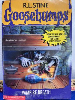 R.L. Stine Goosebumps Vampire Breath Book