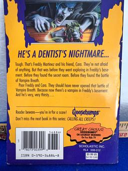 R.L. Stine Goosebumps Vampire Breath Book