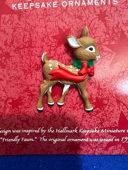 Hallmark Keepsake Reindeer Pin - new