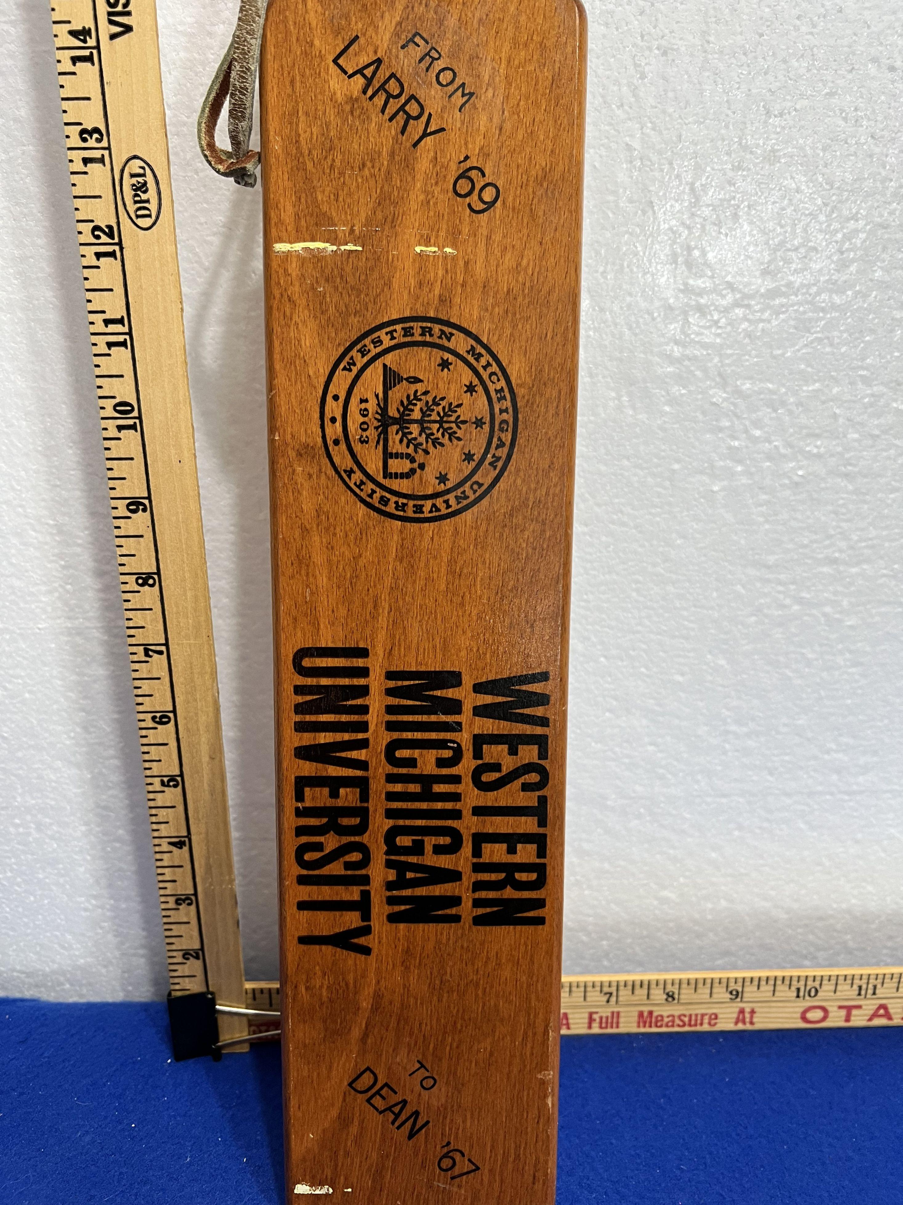 University Of Indianapolis 1960's Alpha Phi Omega MU Chapter Fraternity Paddle