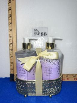 Liquid Soap & Lotion Kitchen Caddy: Sink Basket Set - new