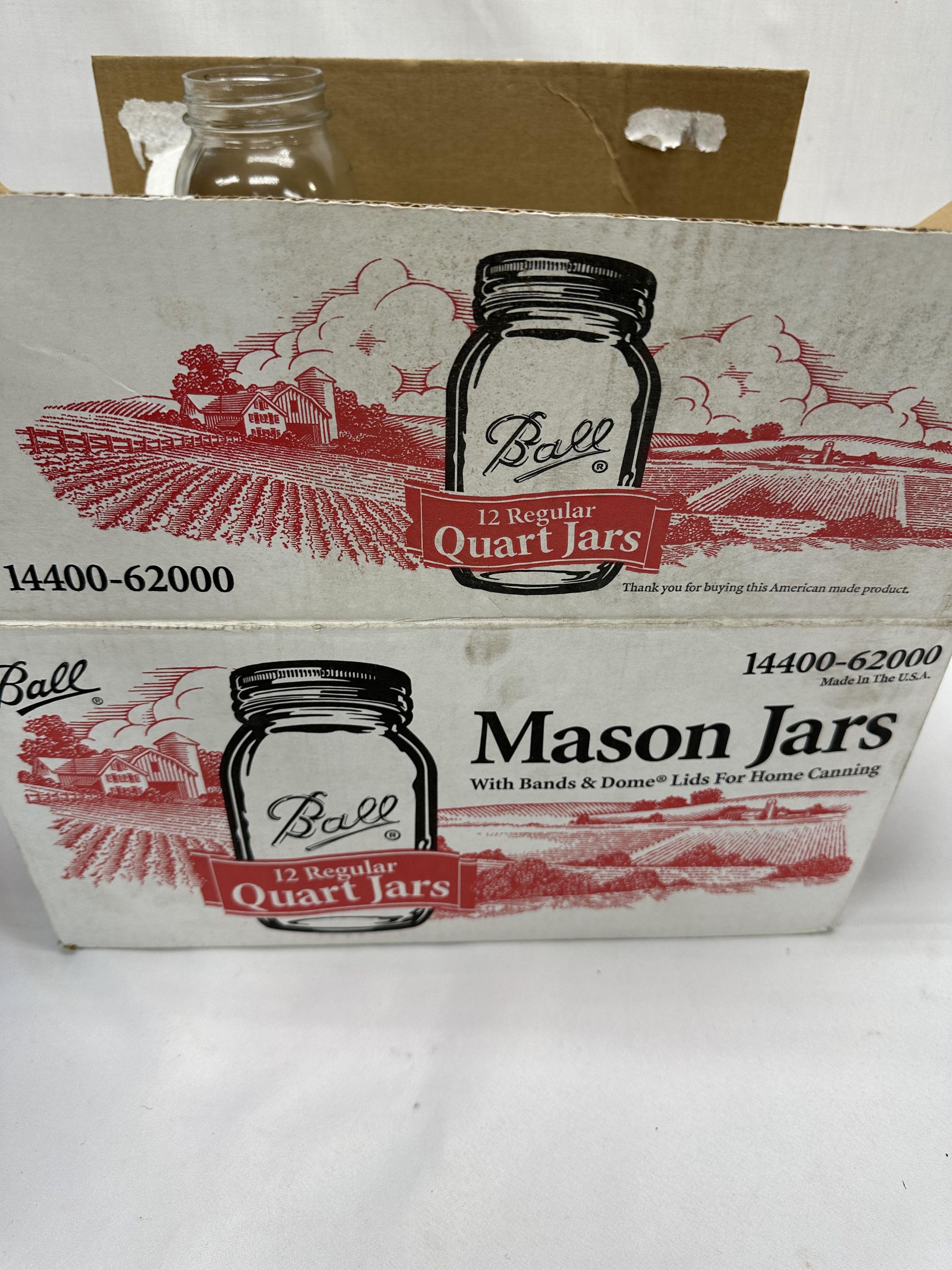 10 Pack Quart Mason Jars