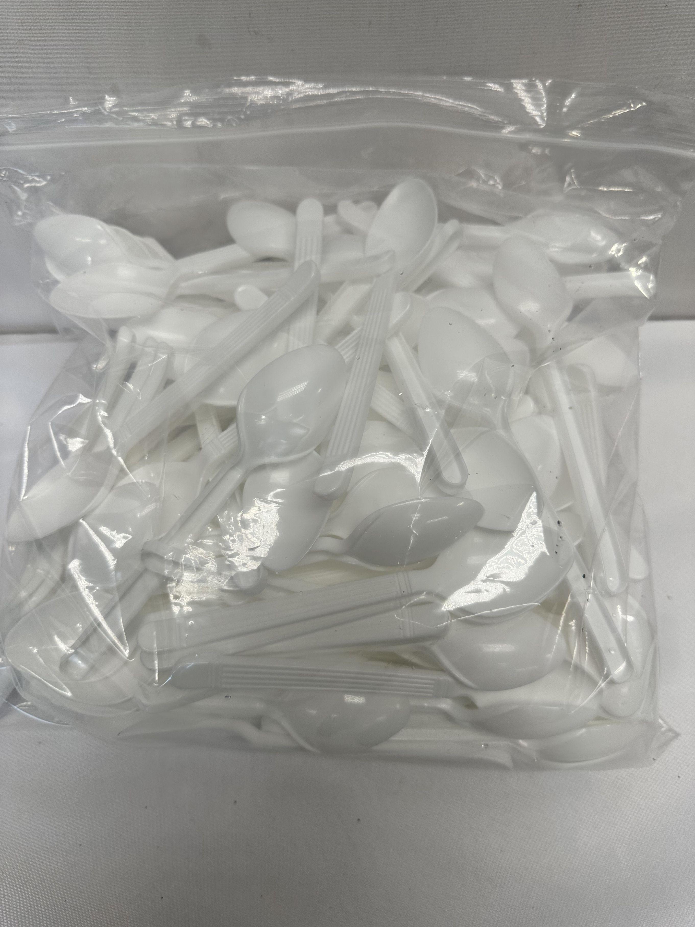 Approx 200 Plastic Spoons