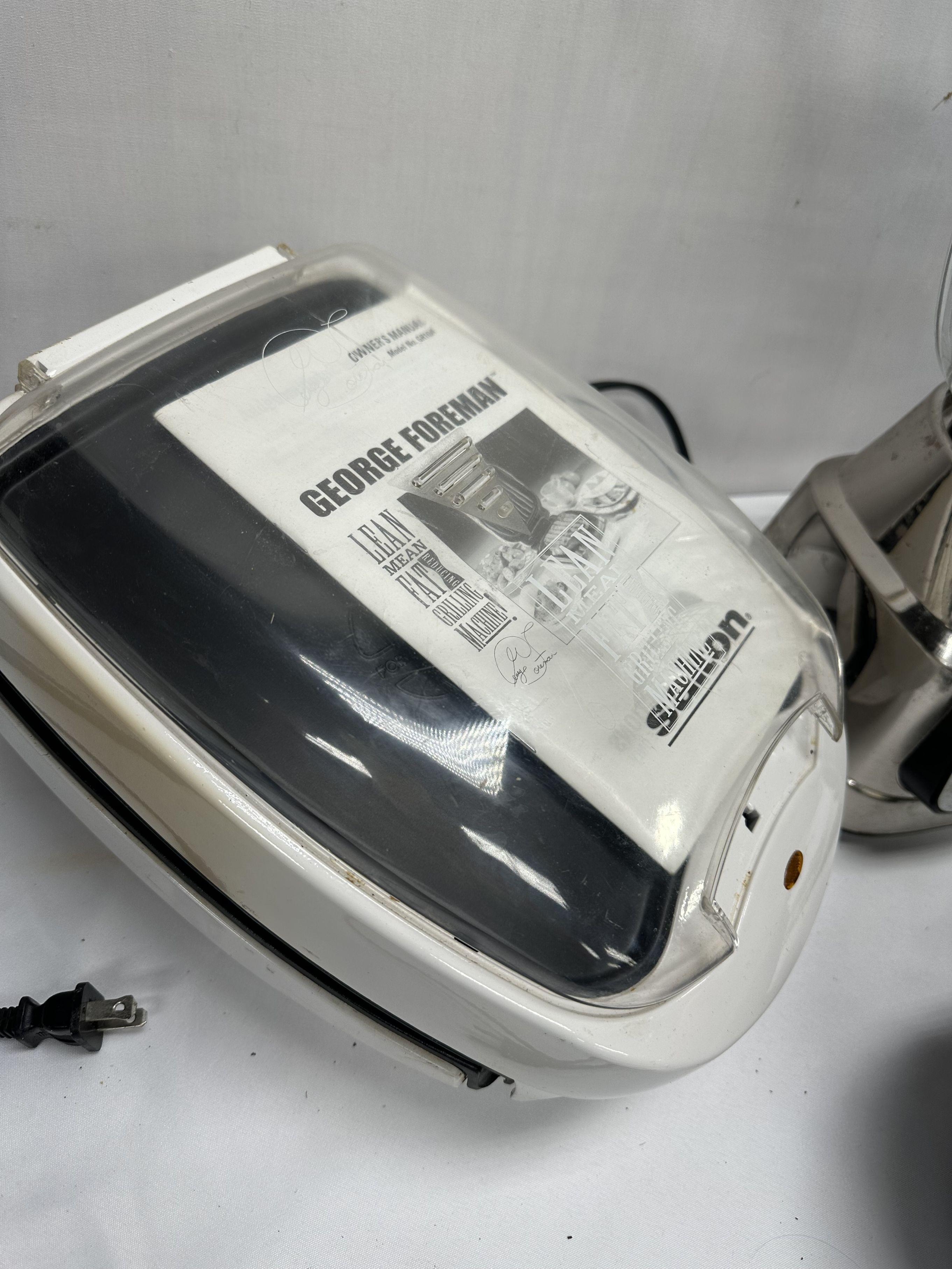 Box Lot/Electric Appliances/Geroge Forman, Blender, ETC