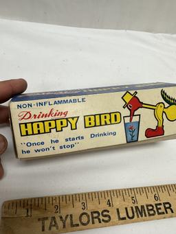 Vintage Drinking Happy Bird
