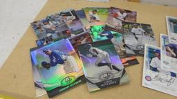 baseball cards, topps and Bowman, signature series and platinum series mint shape