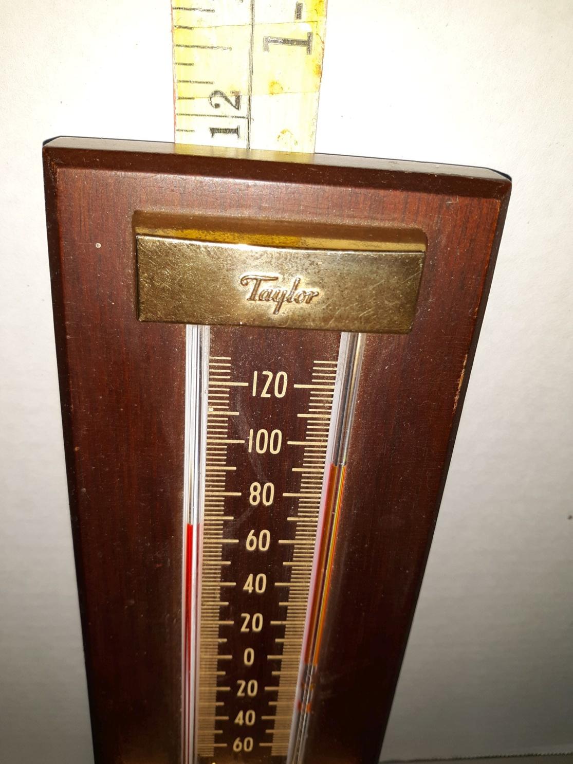 Vintage Taylor Indoor Outdoor Barometer