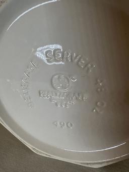 Made In England Bowl/White Pitcher
