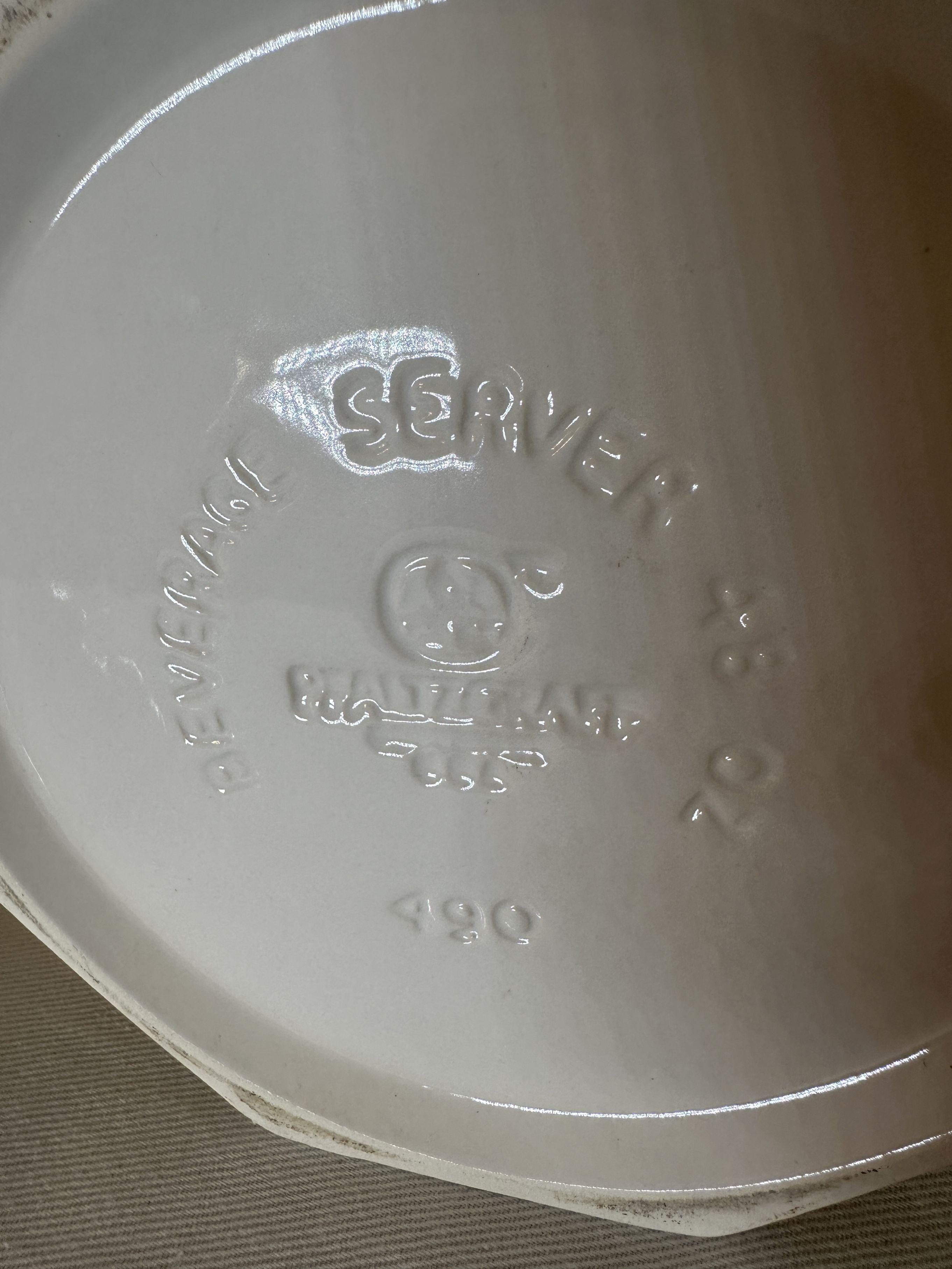 Made In England Bowl/White Pitcher