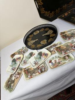 Box Lot/Serving Trays, ETC