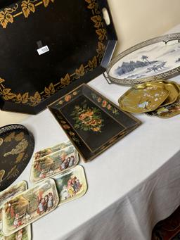Box Lot/Serving Trays, ETC