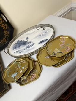 Box Lot/Serving Trays, ETC