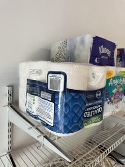Shelf Full/Toilet Paper, Kleenex, ETC