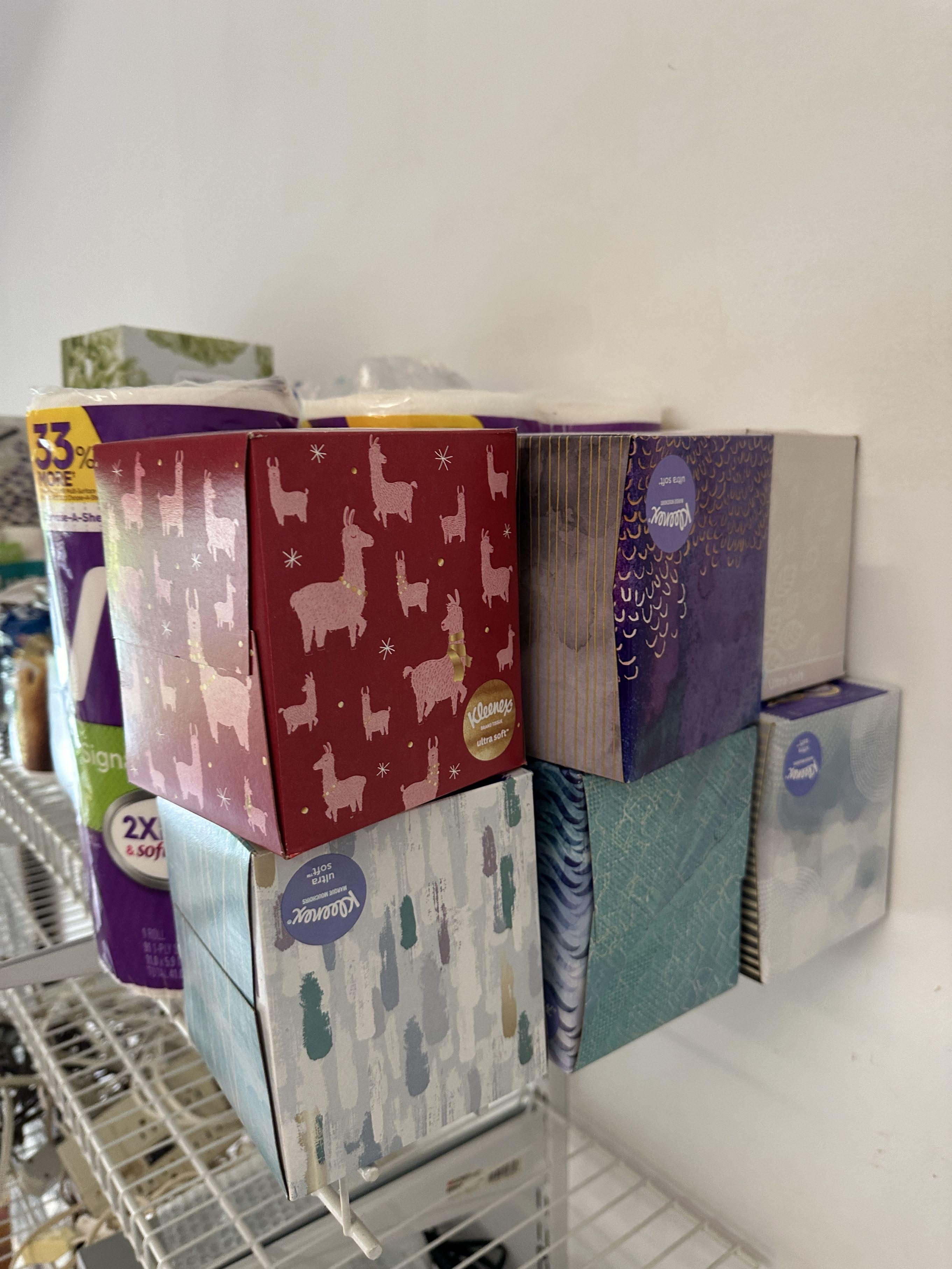 Shelf Full/Toilet Paper, Kleenex, ETC