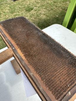 (2) Vintage No 10 Cotton Plantation LS Watson & Co Cotton Combs