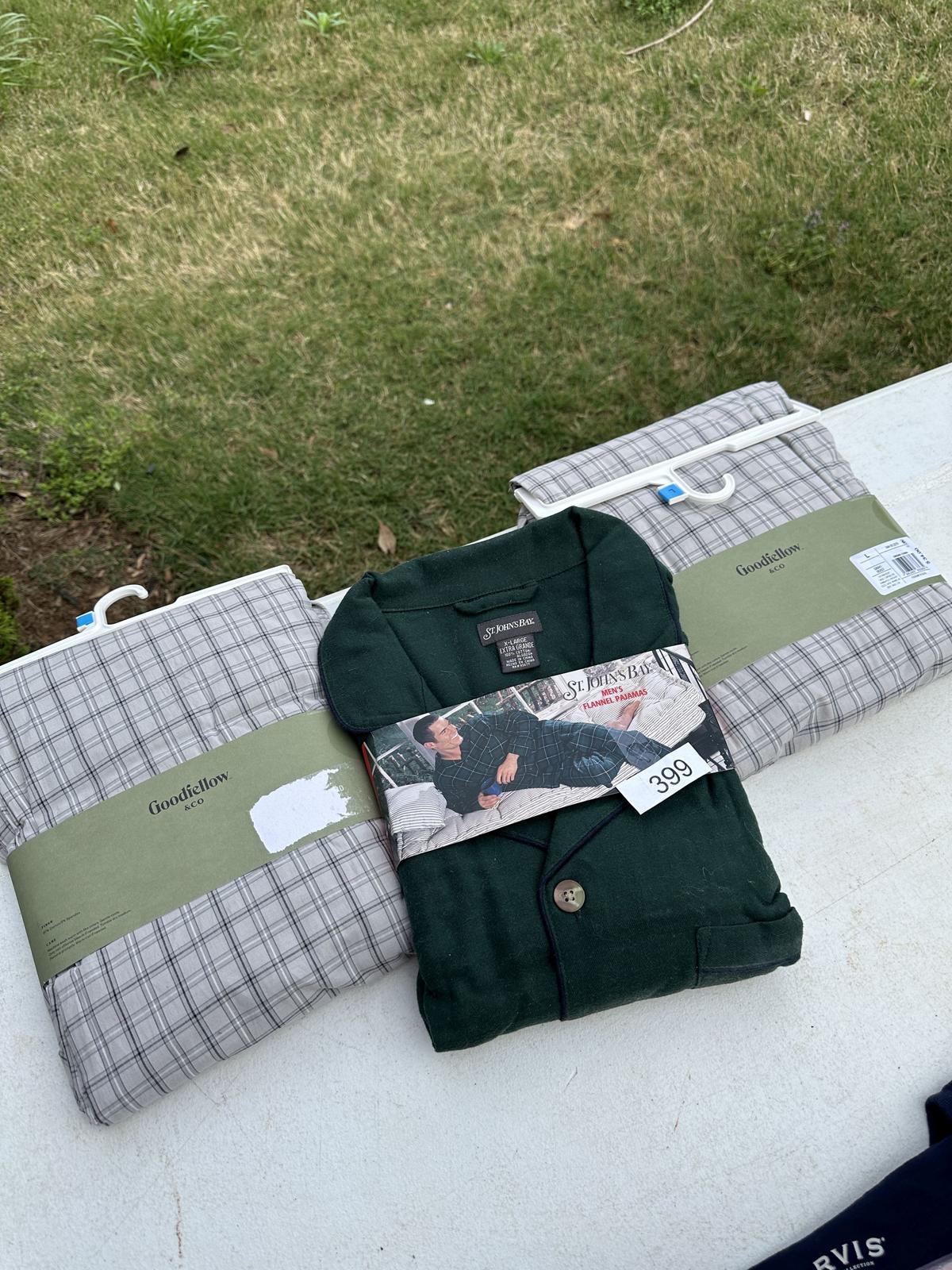(3) Pajama Sets (St John Bay, Goodfellow & CO)(Size L & XL)