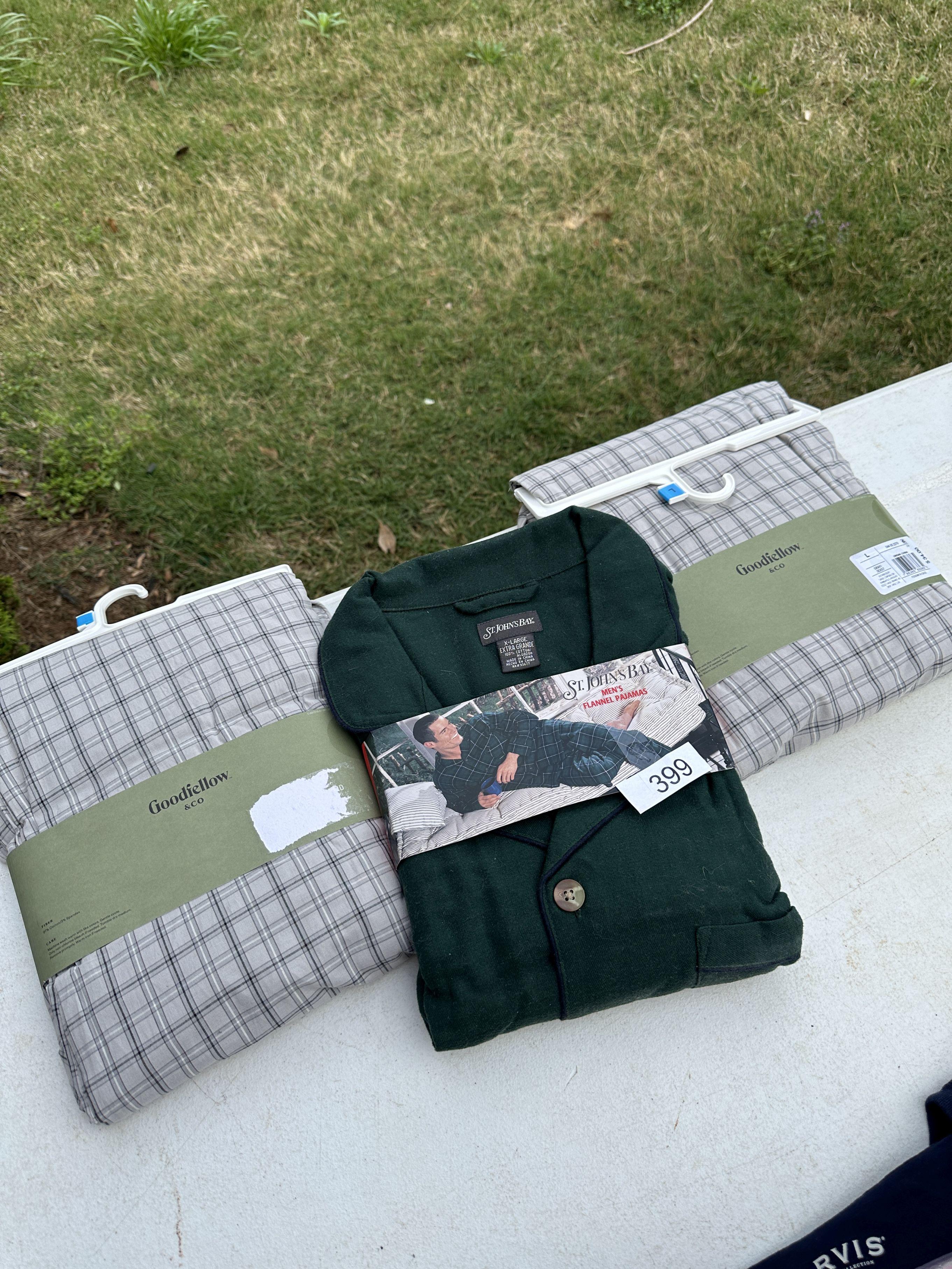 (3) Pajama Sets (St John Bay, Goodfellow & CO)(Size L & XL)