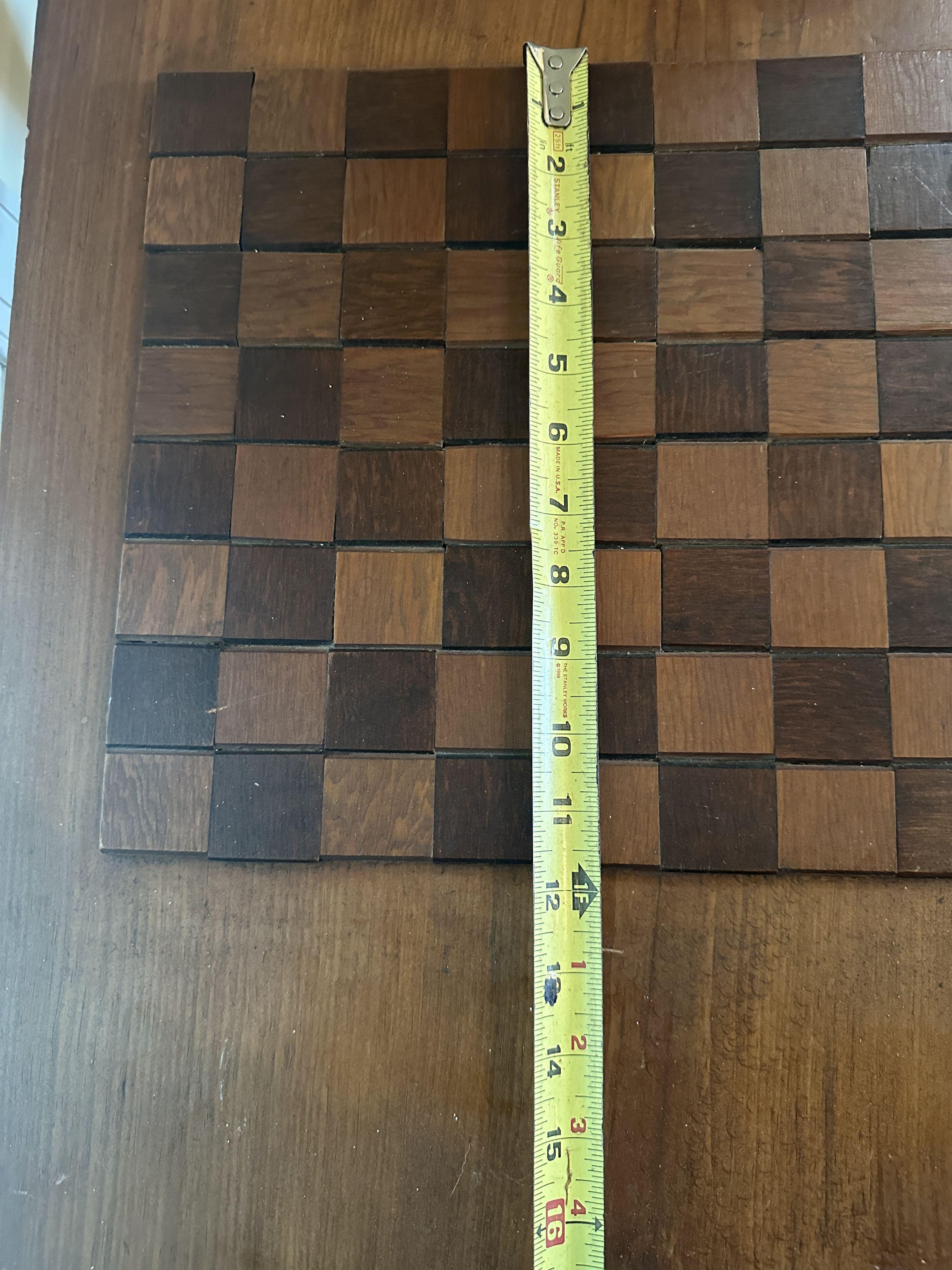 Vintage Nice Checker/Chess Themed Side Table (Local Pick Up Only)