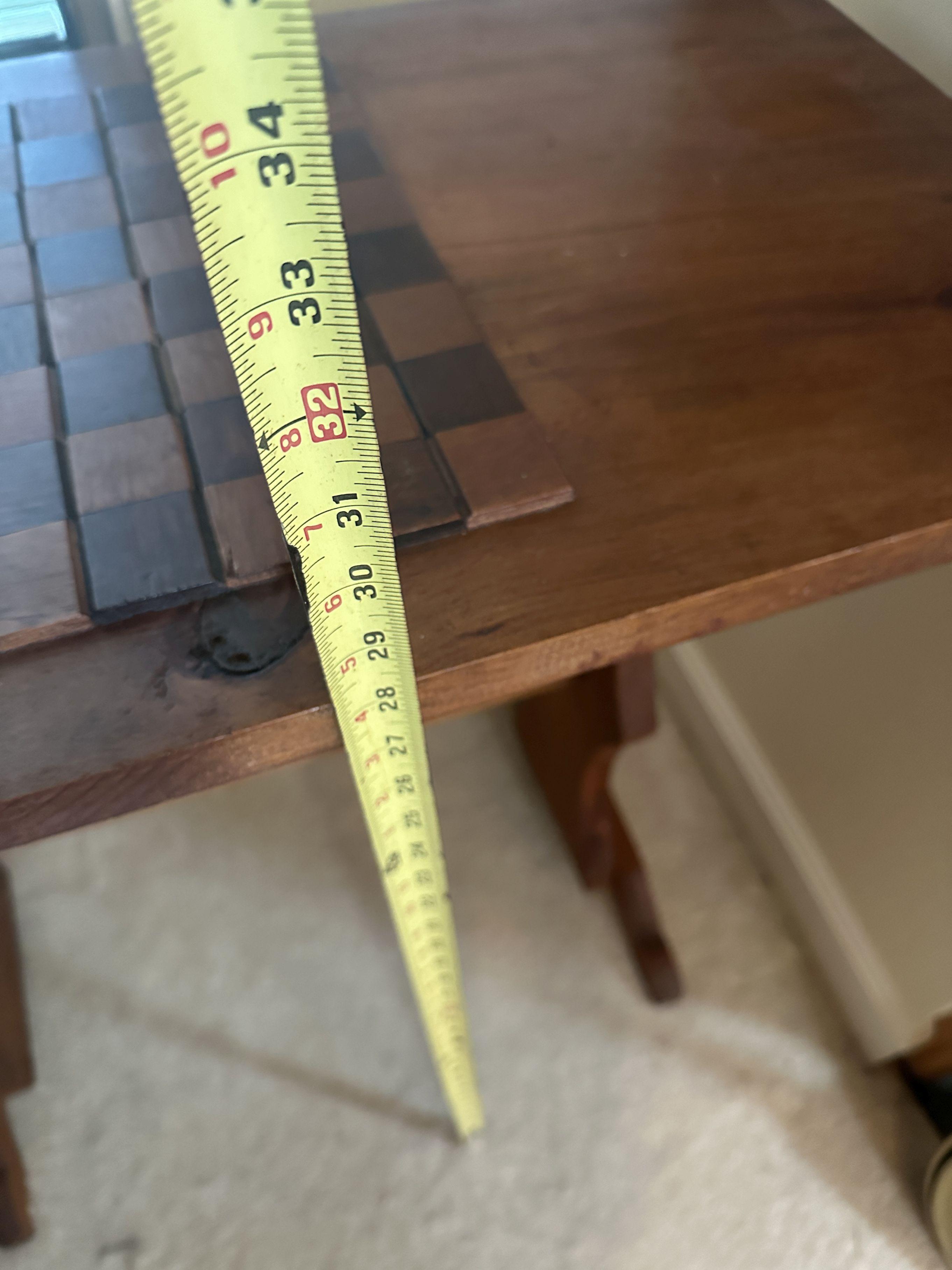 Vintage Nice Checker/Chess Themed Side Table (Local Pick Up Only)