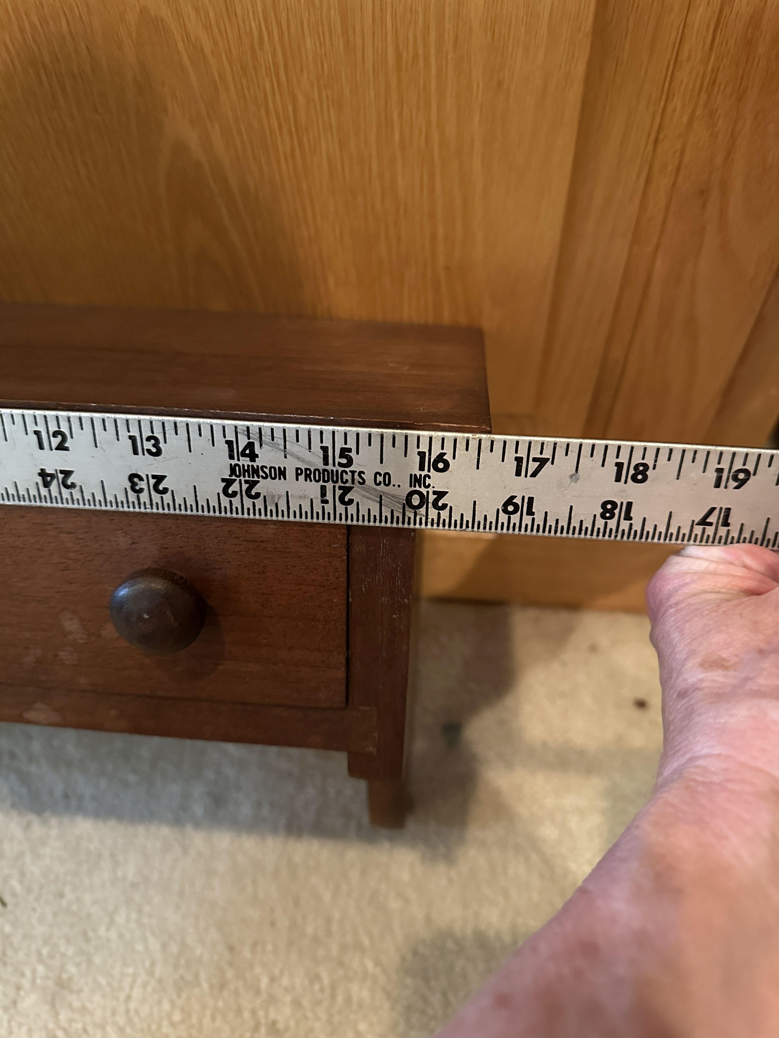 Nice One Shelf, One Drawer Wall Shelf