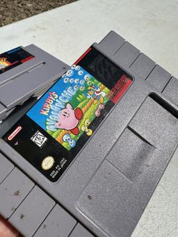 (3) Super Nintendo Entertainment System Games