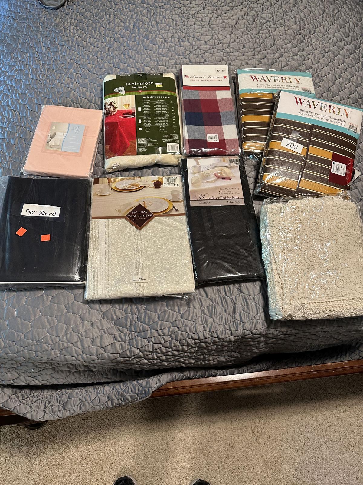 Box Lot/Table Cloths