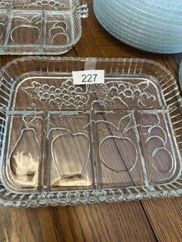 Box Lot/Glass Plates, Serving Dishes, ETC