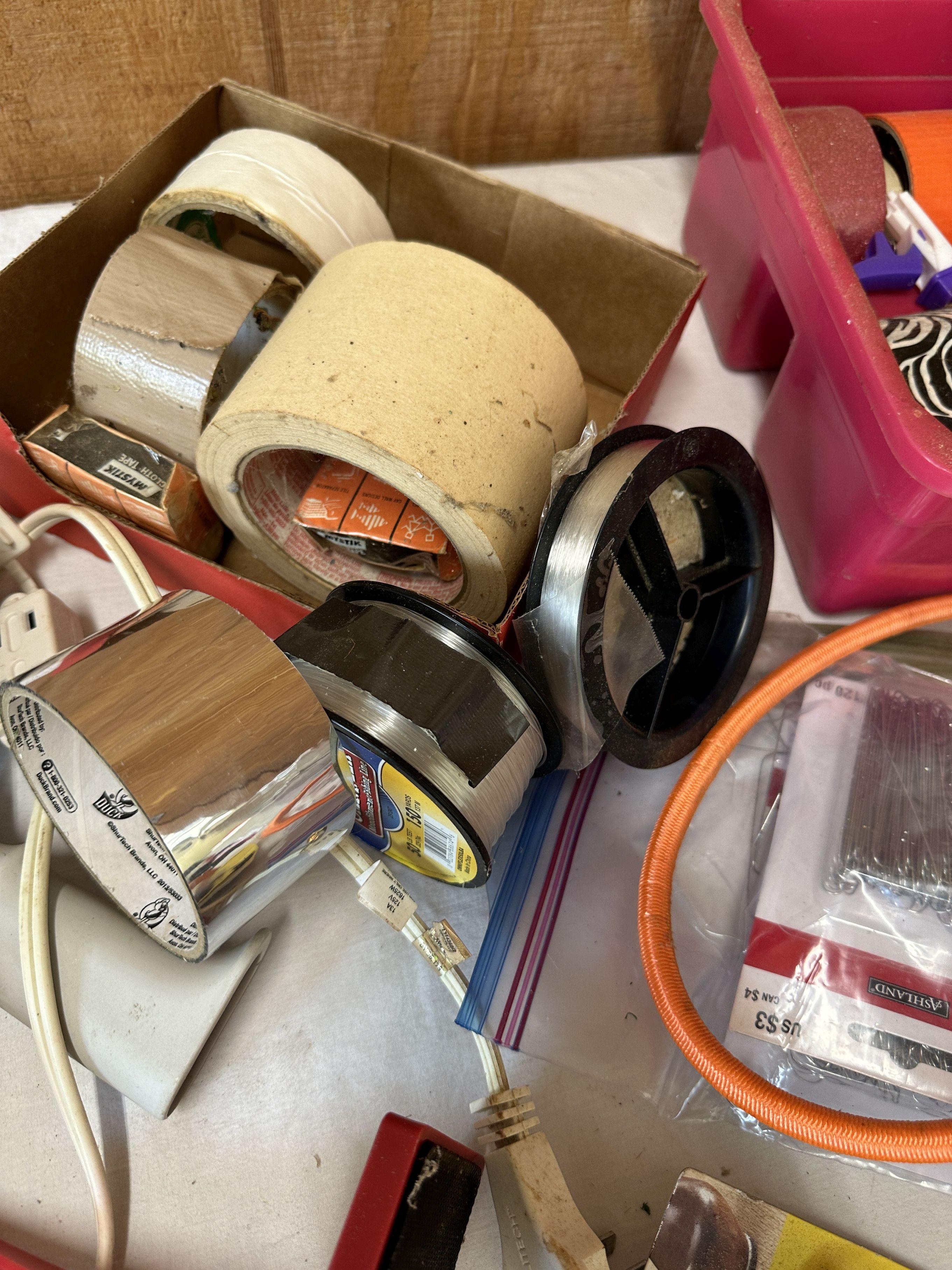 Box Lot/Tape Dispensers, Tape, ETC