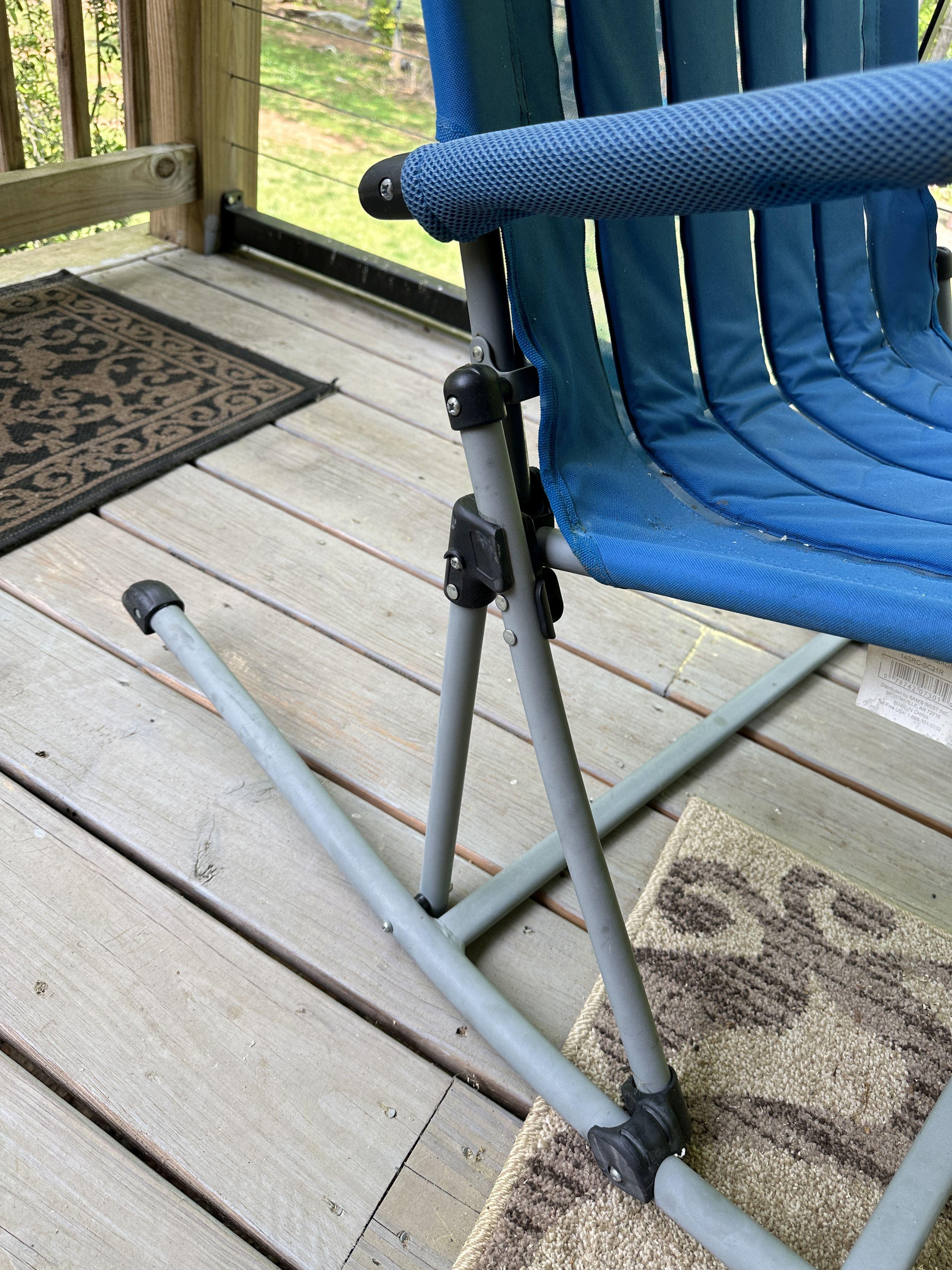 Nice Blue Rocking Chair (Local Pick Up Only)