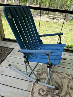 Nice Blue Rocking Chair (Local Pick Up Only)