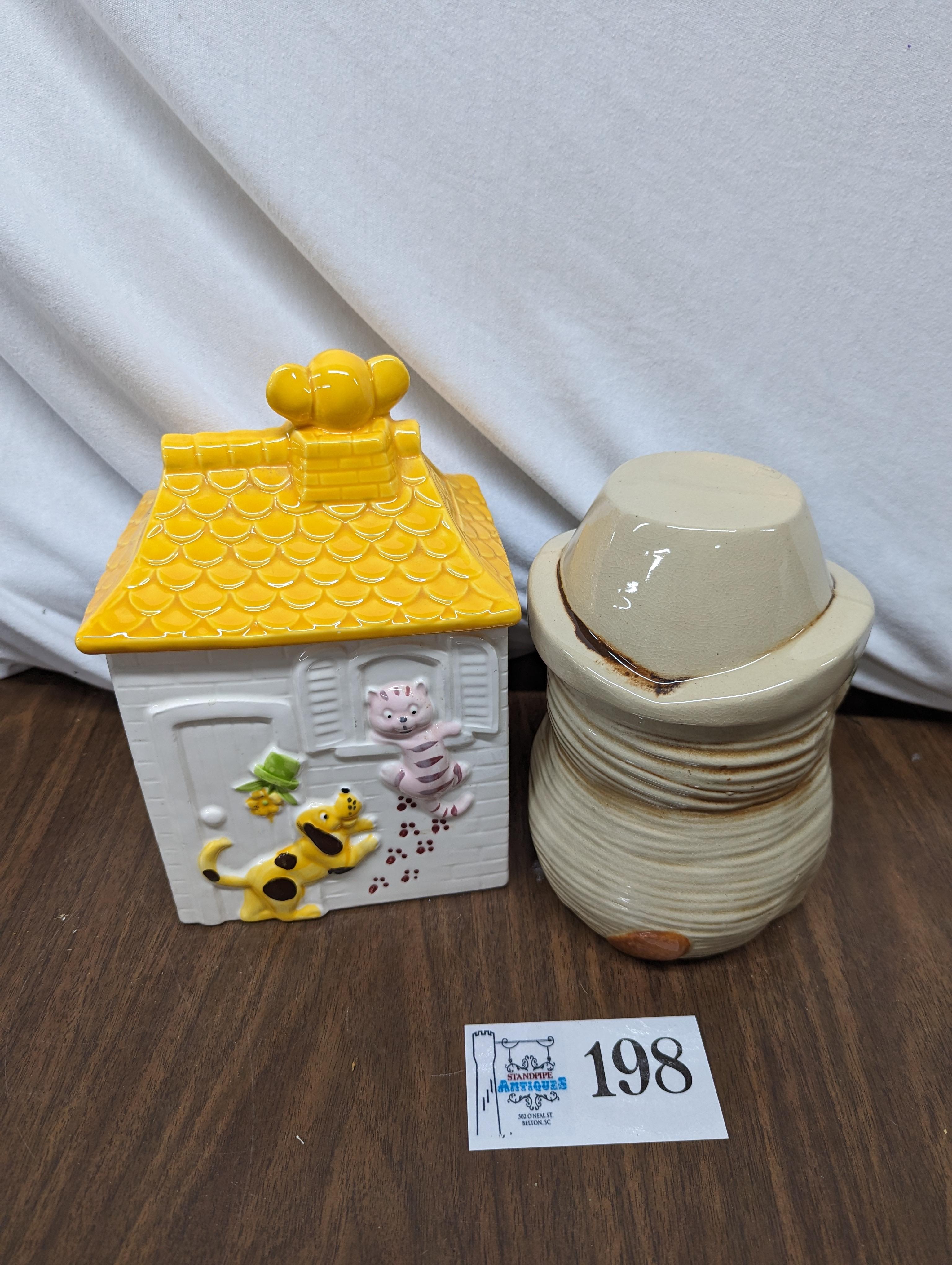 Cookie Jars, House and Animal