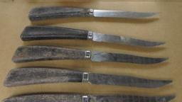 steak knife set, 8 piece matched set