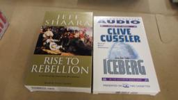 audio books, on tape and cd from famous authors robin cook, ken follett and more