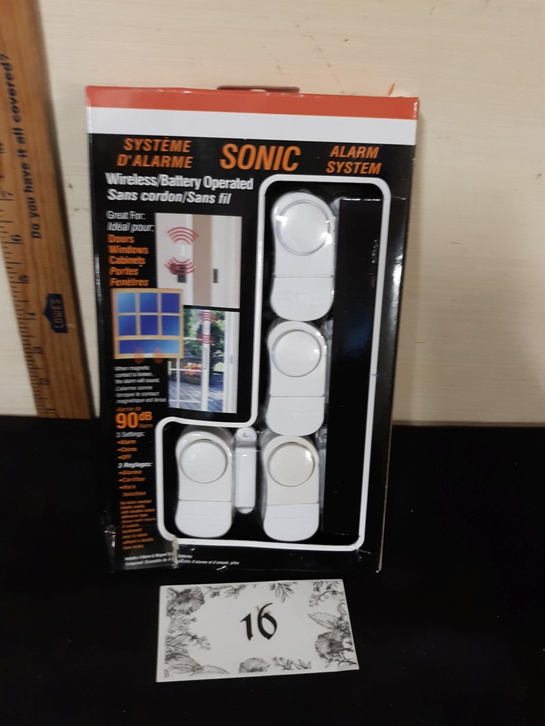 Sonic Alarm System