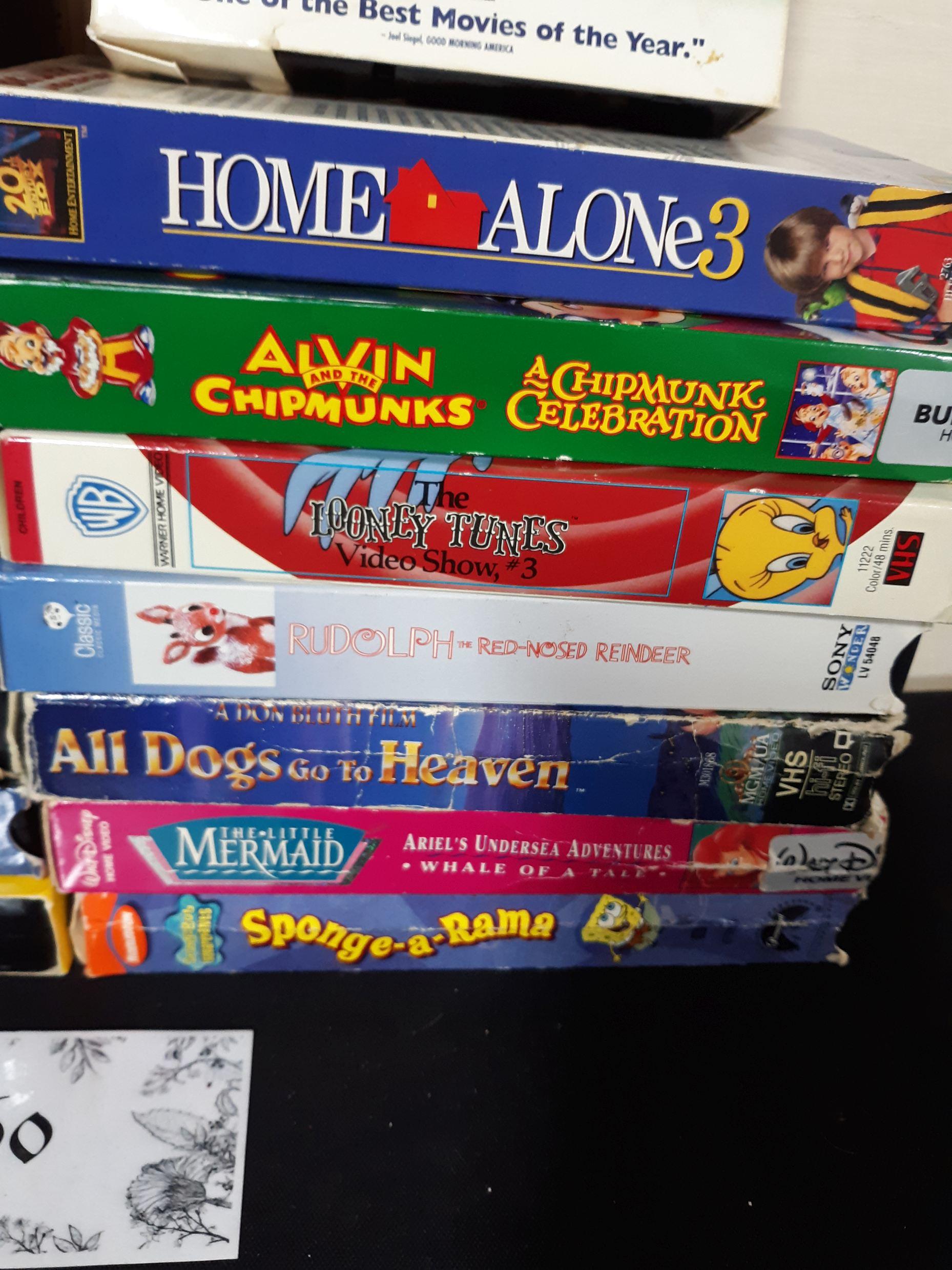VCR Tape Lot, Disney, etc.