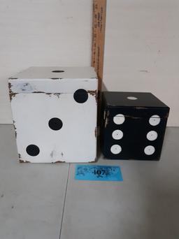 Wooden Dice Design Boxes