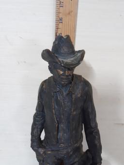 Cowboy Statue, Metal