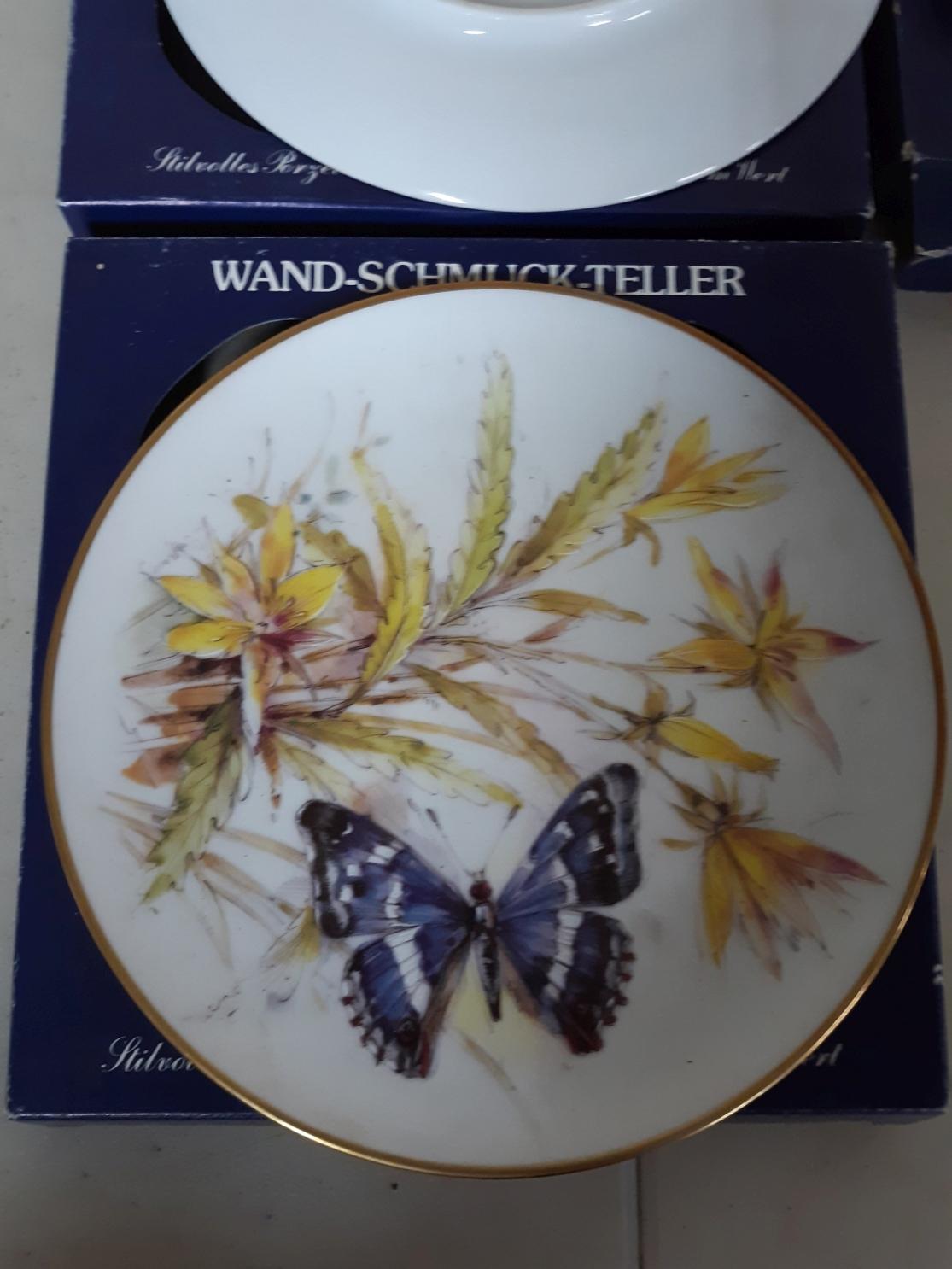 Wand-Schmuck-Teller Butterfly  Collector Plates