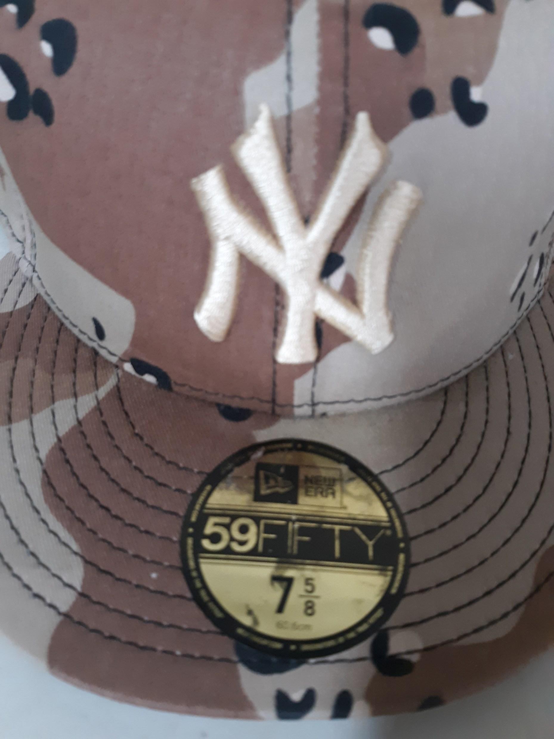 New York Yankee Camo Hat